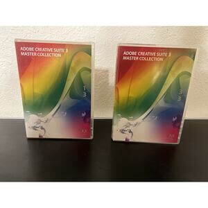 Adobe Creative Suite 3 Master Collection Mac Windows With Serials DVD 1 & 3